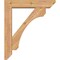 Ekena Millwork Legacy Slat Smooth Bracket w/ Offset Brace, Western Red Cedar, 5 1/2"W x 24"D x 28"H BKT0604X24X28LEC06SWR - alternate 4